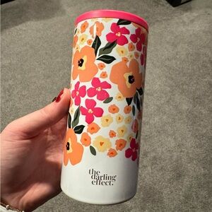 The Darling Effect Floral Slim Can Koozie